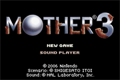 mother 1+2, 3 - GAMEBOY ADVANCE GAME