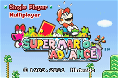 Super Mario Advance - GAMEBOY ADVANCE GAME